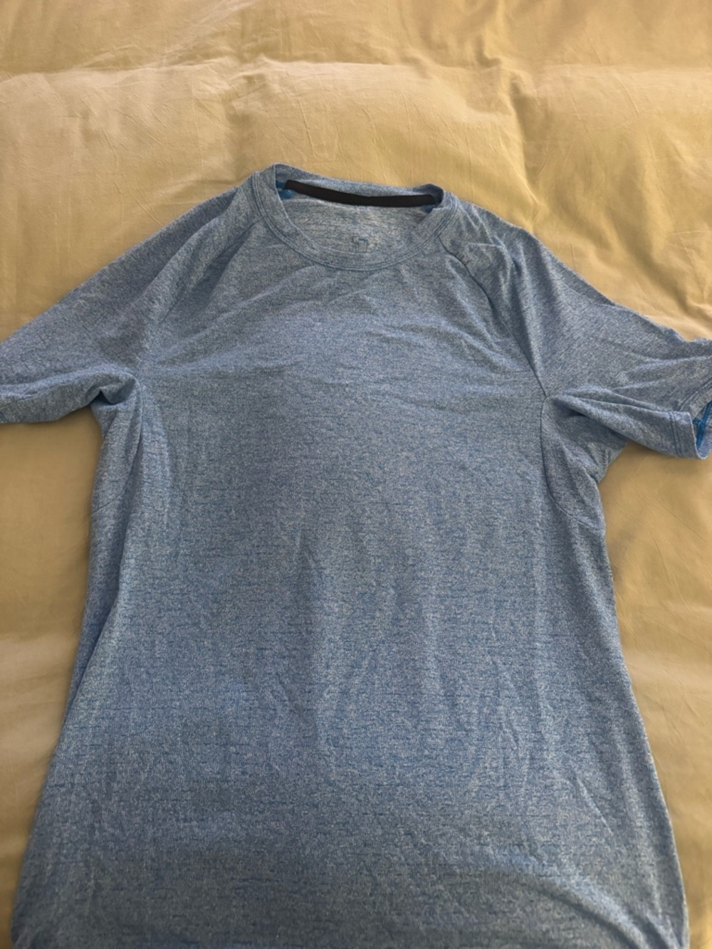 Lululemon Light Blue Men's Crew Neck Performance Shirt
